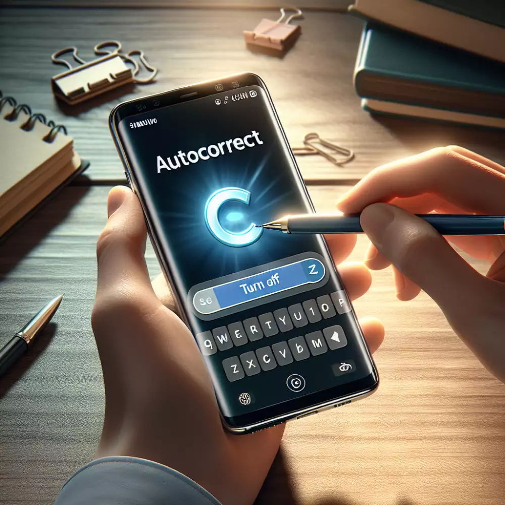 jak vypnout autokorekci samsung