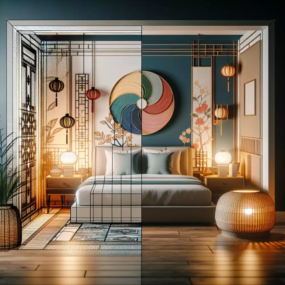 barvy jak vymalovat ložnici podle feng shui