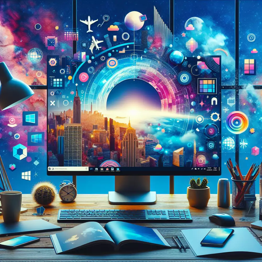 pracovní plocha windows 10