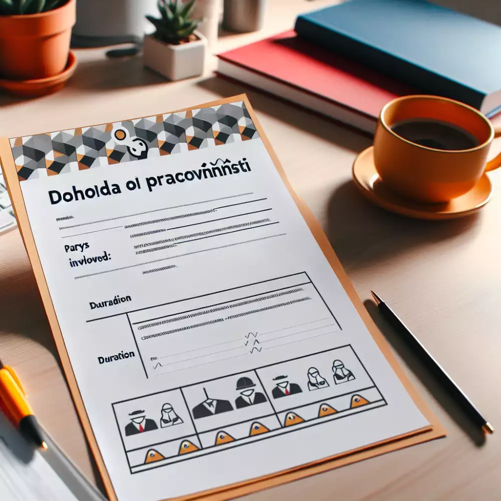 dohoda o pracovní činnosti -- vzor