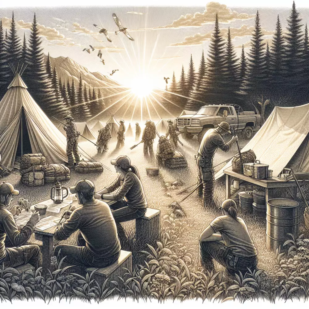 práce tábor (ranní směna)